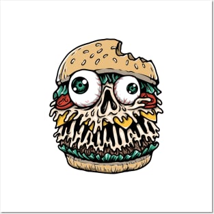 Hamburger Monster Posters and Art